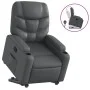 Sillón reclinable elevable cuero artificial gris de , Sillones - Ref: Foro24-3204661, Precio: 289,58 €, Descuento: %