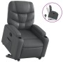 Sillón reclinable elevable cuero artificial gris de , Sillones - Ref: Foro24-3204661, Precio: 278,08 €, Descuento: %