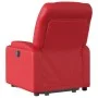 Sillón reclinable elevable cuero artificial rojo de , Sillones - Ref: Foro24-3204663, Precio: 327,09 €, Descuento: %