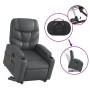 Sillón reclinable de masaje de pie cuero artificial gris de , Sillones - Ref: Foro24-3204668, Precio: 287,88 €, Descuento: %