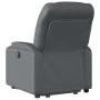 Sillón reclinable elevable eléctrico de cuero sintético gris de , Sillones - Ref: Foro24-3204675, Precio: 341,23 €, Descuento: %