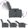 Sillón reclinable elevable eléctrico de cuero sintético gris de , Sillones - Ref: Foro24-3204675, Precio: 321,70 €, Descuento: %