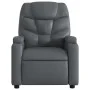 Sillón reclinable elevable eléctrico de cuero sintético gris de , Sillones - Ref: Foro24-3204675, Precio: 341,23 €, Descuento: %
