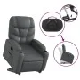 Sillón reclinable elevable eléctrico de cuero sintético gris de , Sillones - Ref: Foro24-3204675, Precio: 341,23 €, Descuento: %