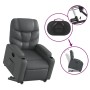 Sillón reclinable elevable eléctrico de cuero sintético gris de , Sillones - Ref: Foro24-3204675, Precio: 321,70 €, Descuento: %