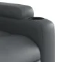 Sillón reclinable elevable eléctrico de cuero sintético gris de , Sillones - Ref: Foro24-3204675, Precio: 341,23 €, Descuento: %