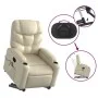Sillón de masaje elevable eléctrico cuero sintético crema de , Sillones - Ref: Foro24-3204680, Precio: 365,67 €, Descuento: %