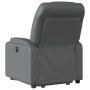 Sillón de masaje elevable eléctrico cuero sintético gris de , Sillones - Ref: Foro24-3204682, Precio: 331,01 €, Descuento: %
