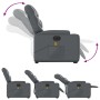 Sillón de masaje elevable eléctrico cuero sintético gris de , Sillones - Ref: Foro24-3204682, Precio: 331,01 €, Descuento: %