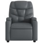 Sillón de masaje elevable eléctrico cuero sintético gris de , Sillones - Ref: Foro24-3204682, Precio: 331,01 €, Descuento: %