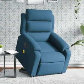 Sillón reclinable de masaje eléctrico elevable terciopelo azul de , Sillones - Ref: Foro24-3205135, Precio: 383,81 €, Descuen...