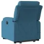 Sillón reclinable de masaje eléctrico elevable terciopelo azul de , Sillones - Ref: Foro24-3205135, Precio: 383,81 €, Descuen...