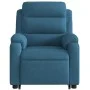 Sillón reclinable de masaje eléctrico elevable terciopelo azul de , Sillones - Ref: Foro24-3205135, Precio: 383,81 €, Descuen...