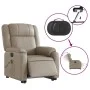 Sillón reclinable de masaje eléctrico cuero sintético capuchino de , Sillones - Ref: Foro24-3205177, Precio: 384,54 €, Descue...