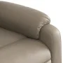 Sillón reclinable de masaje eléctrico cuero sintético capuchino de , Sillones - Ref: Foro24-3205177, Precio: 384,54 €, Descue...