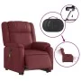 Sillón de masaje elevable eléctrico cuero artificial rojo tinto de , Sillones - Ref: Foro24-3205175, Precio: 356,37 €, Descue...