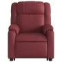 Sillón de masaje elevable eléctrico cuero artificial rojo tinto de , Sillones - Ref: Foro24-3205175, Precio: 356,37 €, Descue...