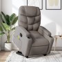 Sillón reclinable de masaje elevable tela gris taupé de , Sillones - Ref: Foro24-3204616, Precio: 295,14 €, Descuento: %