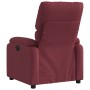 Sillón reclinable eléctrico tela rojo tinto de , Sillones - Ref: Foro24-3204803, Precio: 238,02 €, Descuento: %