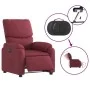 Sillón reclinable eléctrico tela rojo tinto de , Sillones - Ref: Foro24-3204803, Precio: 246,62 €, Descuento: %