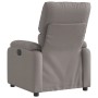Sillón reclinable eléctrico tela gris taupé de , Sillones - Ref: Foro24-3204808, Precio: 228,40 €, Descuento: %