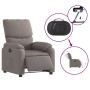 Sillón reclinable eléctrico tela gris taupé de , Sillones - Ref: Foro24-3204808, Precio: 228,40 €, Descuento: %