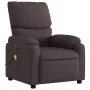 Sillón reclinable de masaje eléctrico tela marrón oscuro de , Sillones - Ref: Foro24-3204817, Precio: 303,29 €, Descuento: %