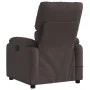 Sillón reclinable de masaje eléctrico tela marrón oscuro de , Sillones - Ref: Foro24-3204817, Precio: 303,29 €, Descuento: %