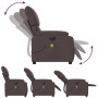 Sillón reclinable de masaje eléctrico tela marrón oscuro de , Sillones - Ref: Foro24-3204817, Precio: 297,19 €, Descuento: %