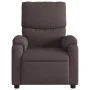 Sillón reclinable de masaje eléctrico tela marrón oscuro de , Sillones - Ref: Foro24-3204817, Precio: 303,29 €, Descuento: %
