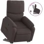 Hochklappbarer Liegesessel aus dunkelbraunem Stoff von , Sessel - Ref: Foro24-3204829, Preis: 277,74 €, Rabatt: %