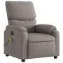Sillón reclinable de masaje eléctrico tela gris taupe de , Sillones - Ref: Foro24-3204820, Precio: 301,47 €, Descuento: %