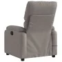 Sillón reclinable de masaje eléctrico tela gris taupe de , Sillones - Ref: Foro24-3204820, Precio: 301,47 €, Descuento: %