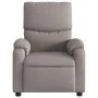 Sillón reclinable de masaje eléctrico tela gris taupe de , Sillones - Ref: Foro24-3204820, Precio: 301,47 €, Descuento: %
