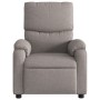 Sillón reclinable de masaje eléctrico tela gris taupe de , Sillones - Ref: Foro24-3204820, Precio: 295,34 €, Descuento: %
