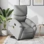 Sillón de masaje reclinable de pie de tela gris claro de , Sillones - Ref: Foro24-3204836, Precio: 287,38 €, Descuento: %