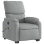 Sillón de masaje reclinable de pie de tela gris claro de , Sillones - Ref: Foro24-3204836, Precio: 266,87 €, Descuento: %