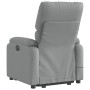 Sillón de masaje reclinable de pie de tela gris claro de , Sillones - Ref: Foro24-3204836, Precio: 266,87 €, Descuento: %