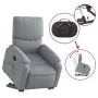 Sillón de masaje reclinable de pie de tela gris claro de , Sillones - Ref: Foro24-3204836, Precio: 287,38 €, Descuento: %
