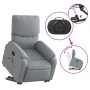 Sillón de masaje reclinable de pie de tela gris claro de , Sillones - Ref: Foro24-3204836, Precio: 266,87 €, Descuento: %