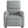 Sillón de masaje reclinable de pie de tela gris claro de , Sillones - Ref: Foro24-3204836, Precio: 266,87 €, Descuento: %