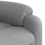 Sillón de masaje reclinable de pie de tela gris claro de , Sillones - Ref: Foro24-3204836, Precio: 266,87 €, Descuento: %