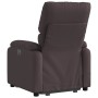 Silla de masaje reclinable de pie de tela marrón oscuro de , Sillones - Ref: Foro24-3204841, Precio: 317,24 €, Descuento: %