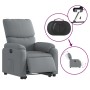 Sillón eléctrico reclinable elevable de tela gris claro de , Sillones - Ref: Foro24-3204848, Precio: 316,83 €, Descuento: %