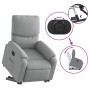 Sillón eléctrico reclinable elevable de tela gris claro de , Sillones - Ref: Foro24-3204848, Precio: 316,83 €, Descuento: %