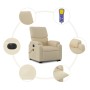 Sillón de masaje eléctrico reclinable elevable tela crema de , Sillones - Ref: Foro24-3204869, Precio: 343,37 €, Descuento: %