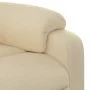 Sillón de masaje eléctrico reclinable elevable tela crema de , Sillones - Ref: Foro24-3204869, Precio: 367,59 €, Descuento: %