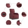 Elektrischer Liegesessel aus rotem Kunstleder von , Sessel - Ref: Foro24-3204876, Preis: 292,41 €, Rabatt: %