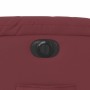 Sillón reclinable eléctrico de cuero sintético rojo tinto de , Sillones - Ref: Foro24-3204876, Precio: 286,52 €, Descuento: %