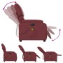 Sillón masaje reclinable eléctrico cuero sintético rojo tinto de , Sillones - Ref: Foro24-3204883, Precio: 247,06 €, Descuent...